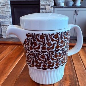 Vintage Thomas Rosenthal Germany Kiruna Lidded Coffee Tea Pitcher Rare
